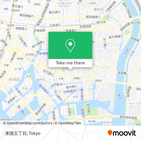 東陽五丁目 map