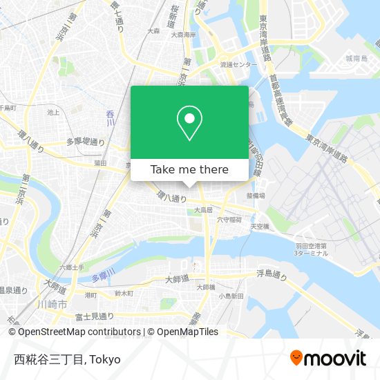 西糀谷三丁目 map