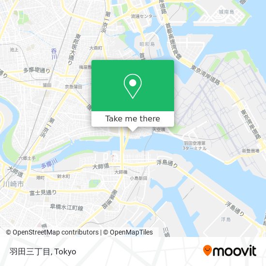 羽田三丁目 map