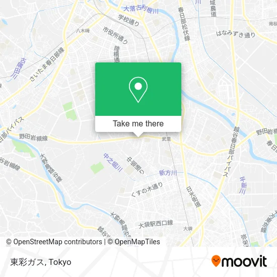東彩ガス map