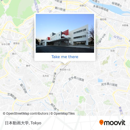日本動画大学 map
