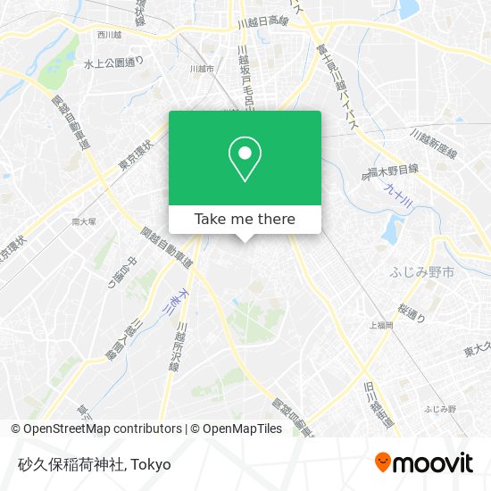 砂久保稲荷神社 map
