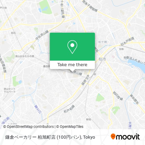 鎌倉ベーカリー 柏旭町店 (100円パン) map