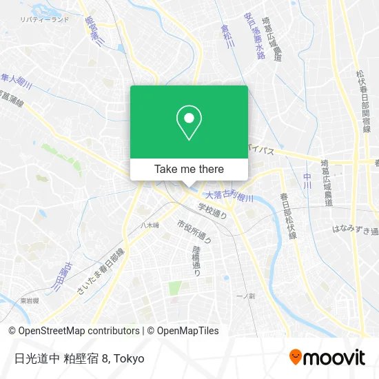 日光道中 粕壁宿 8 map