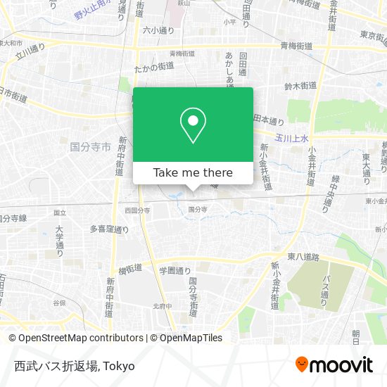 西武バス折返場 map