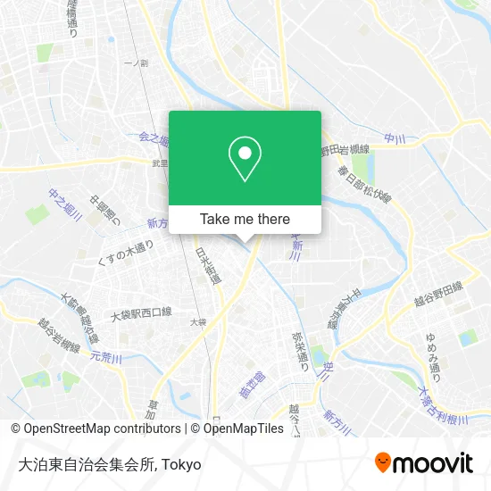 大泊東自治会集会所 map