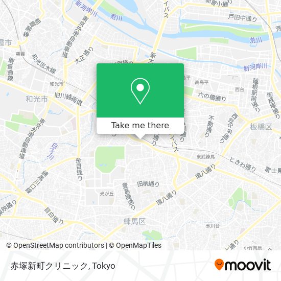 赤塚新町クリニック map