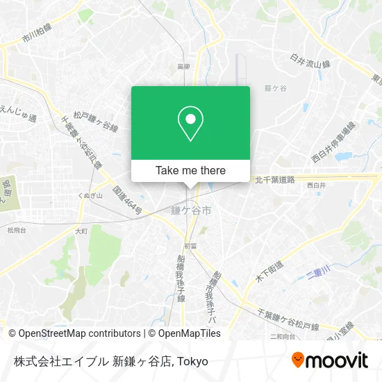 株式会社エイブル 新鎌ヶ谷店 map