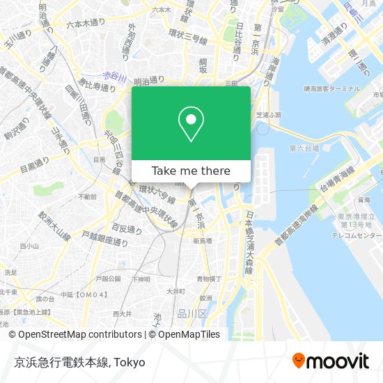 京浜急行電鉄本線 map