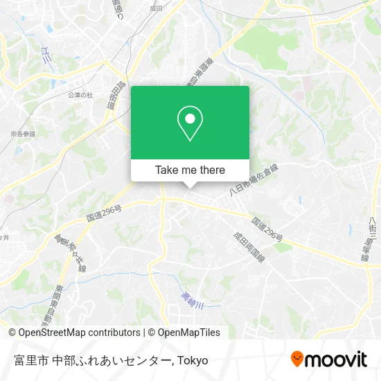 富里市 中部ふれあいセンター map