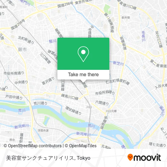 美容室サンクチュアリイリス map