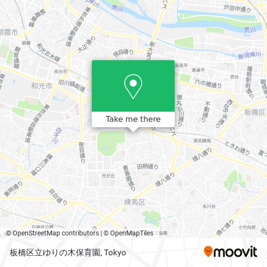 板橋区立ゆりの木保育園 map