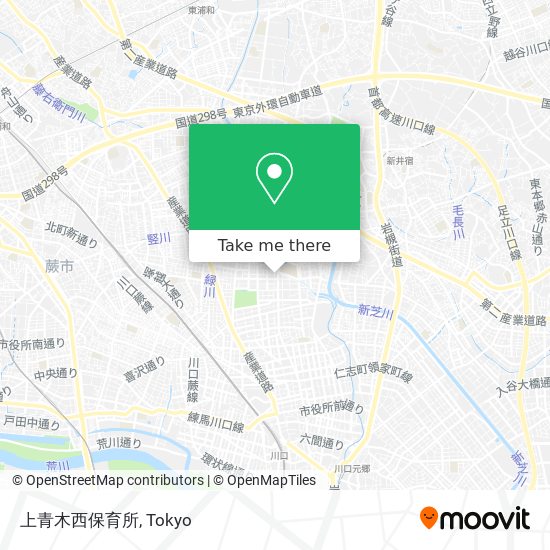 上青木西保育所 map