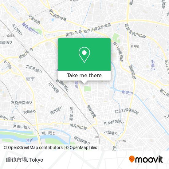 眼鏡市場 map