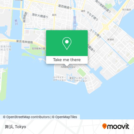 舞浜 map