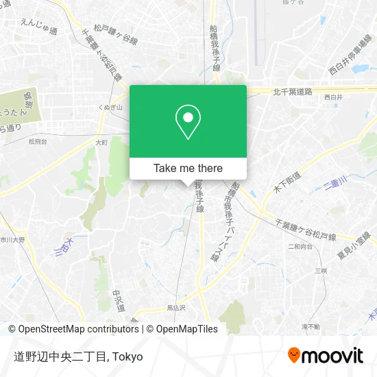 道野辺中央二丁目 map