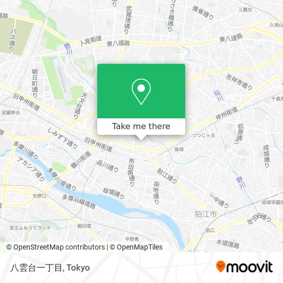 Yakumo-dai 1-chome map