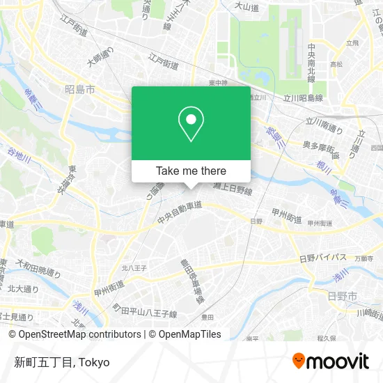 Shinmachi 5-chome map