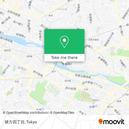 猪方四丁目 map