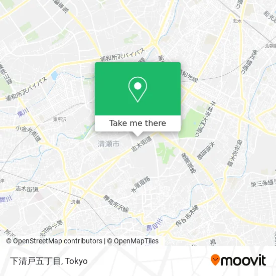 下清戸五丁目 map