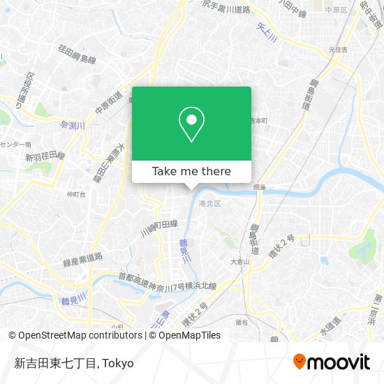 新吉田東七丁目 map