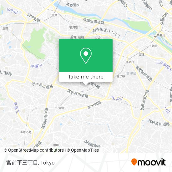 宮前平三丁目 map