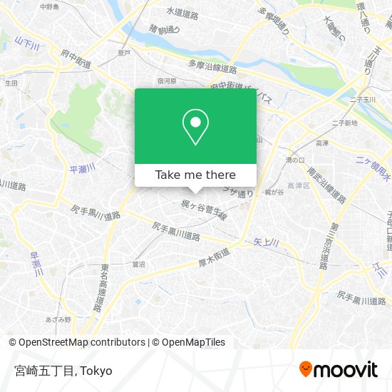 宮崎五丁目 map