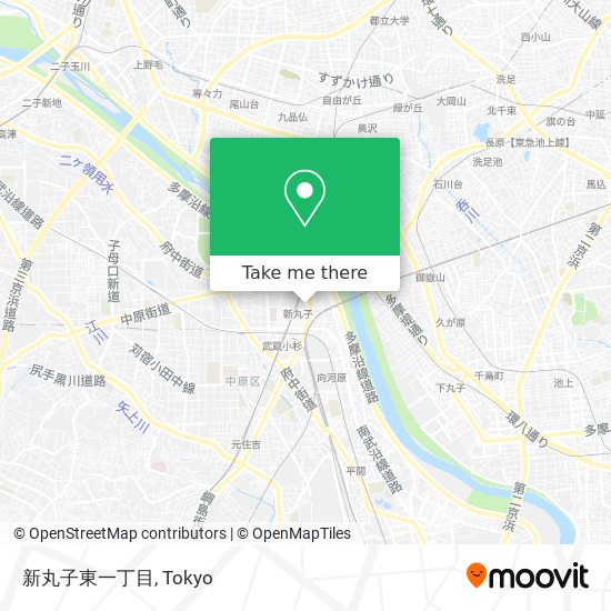 新丸子東一丁目 map