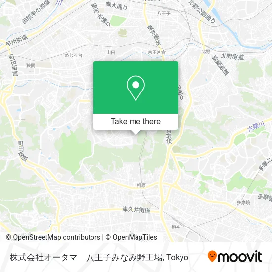 株式会社オータマ　八王子みなみ野工場 map