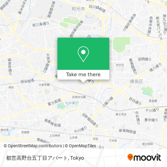 都営高野台五丁目アパート map