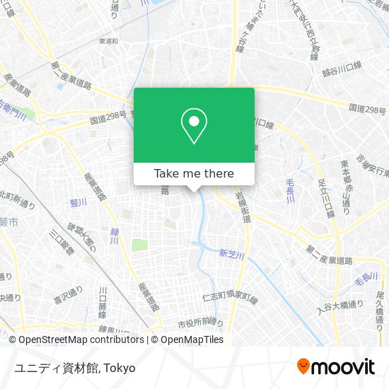 ユニディ資材館 map