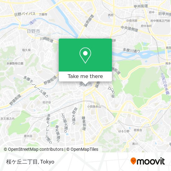 桜ケ丘二丁目 map