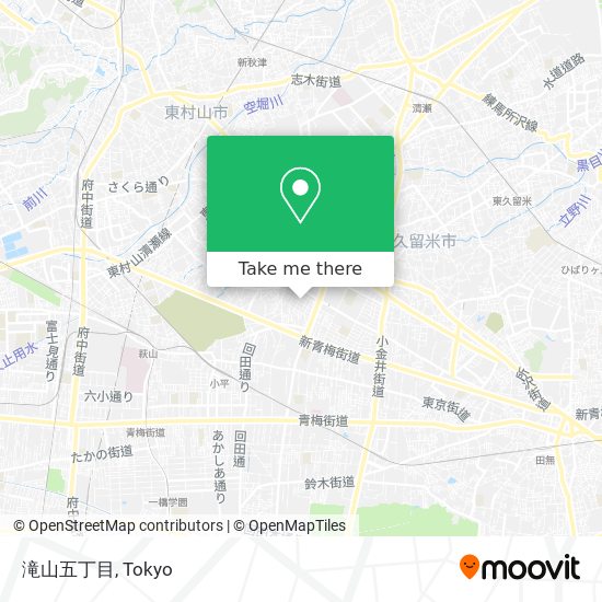 滝山五丁目 map