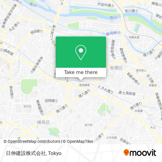 日伸建設株式会社 map