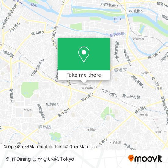 創作Dining まかない家 map