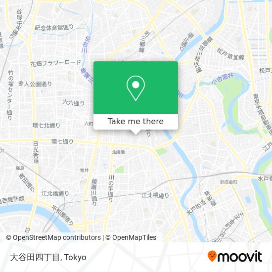 大谷田四丁目 map