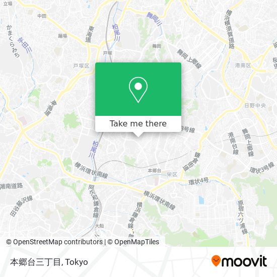 本郷台三丁目 map