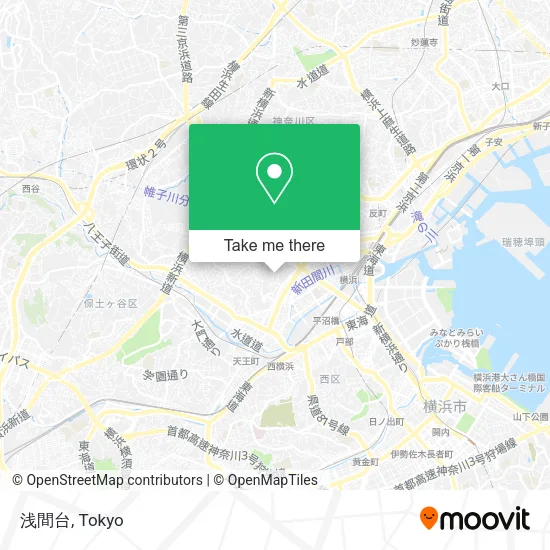 浅間台 map