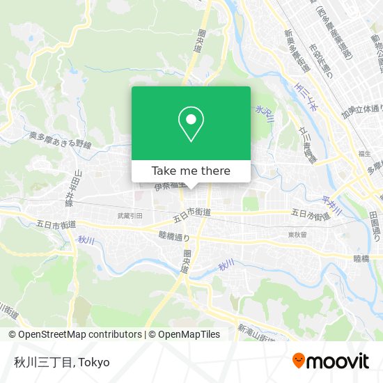 秋川三丁目 map