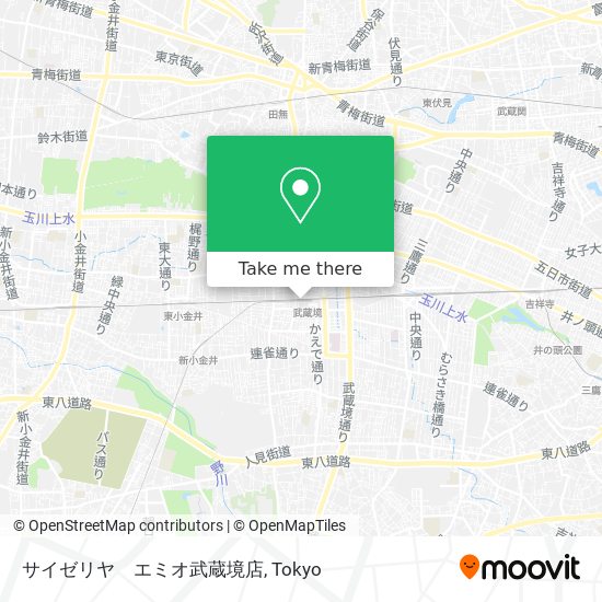 サイゼリヤ　エミオ武蔵境店 map