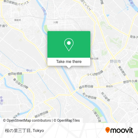 桜の里三丁目 map