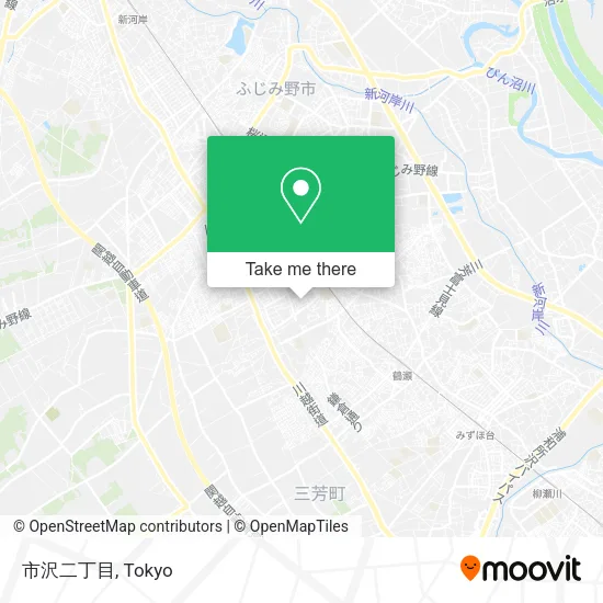 市沢二丁目 map