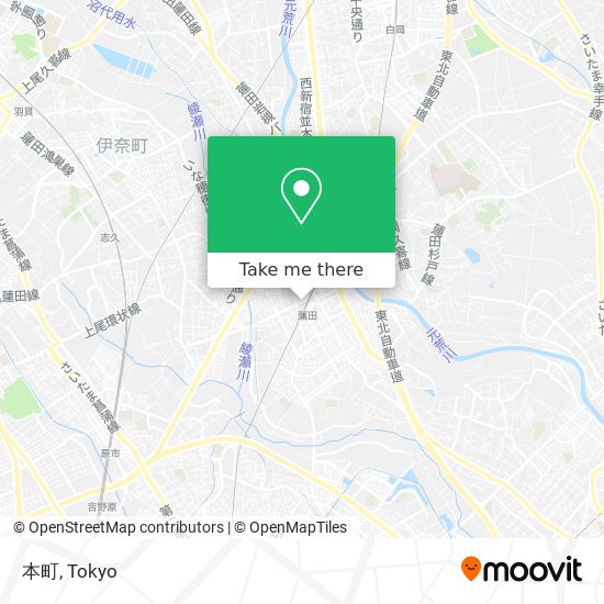 本町 map
