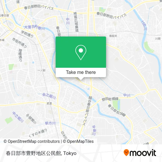 春日部市豊野地区公民館 map