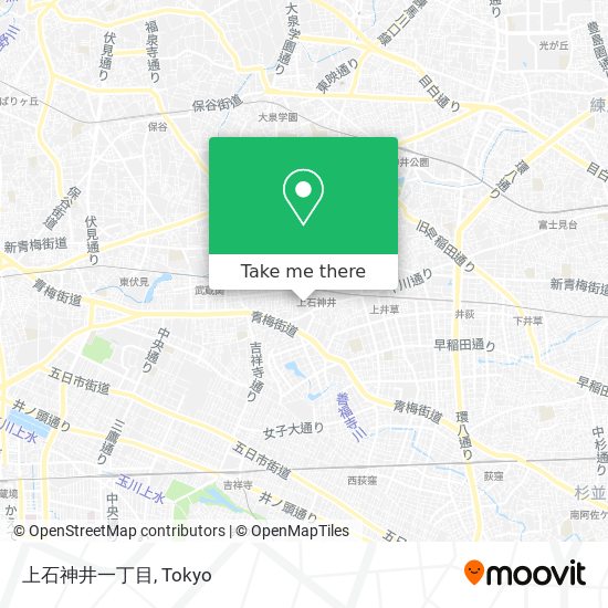 上石神井一丁目 map