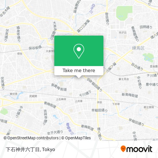 下石神井六丁目 map