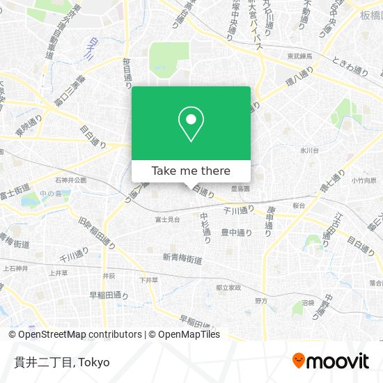 貫井二丁目 map