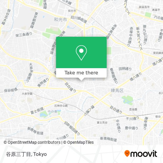谷原三丁目 map