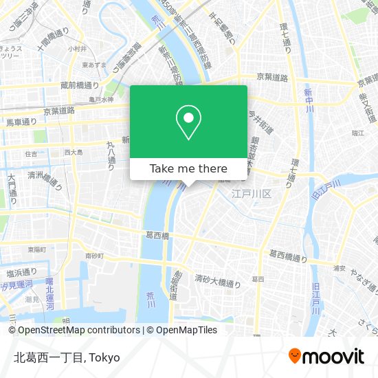 北葛西一丁目 map
