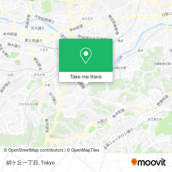 絹ケ丘一丁目 map